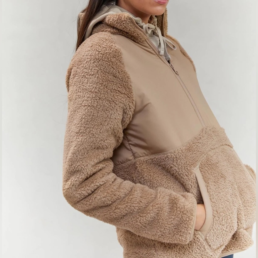 NWT Mushroom Everyone Half-Zip Fleece Size 5